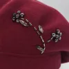 وقبعات الموضة التي يرتديها الرجال والنساء على غطاء الرأس دافئة والشتوية Specification image
